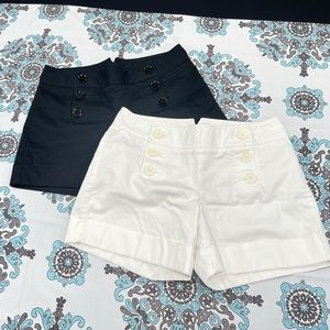 Express Midrise Cotton Sailor Shorts (Pair)
